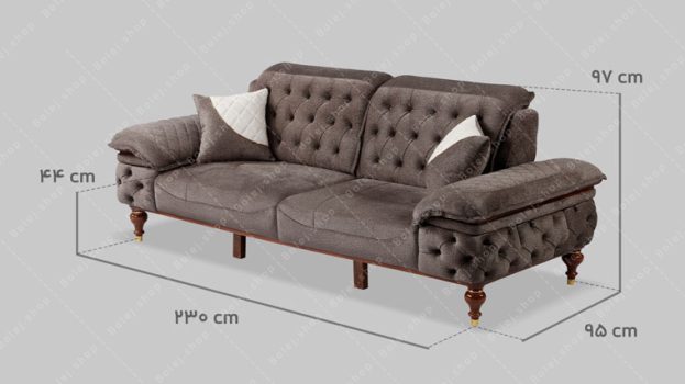 عکس مبل چستر مدرن راحتی تخت شو 7 نفره رادین